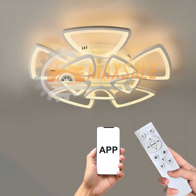 Абажур 100W LED лампа за хол спалня осветлениe мощен стилна триъгълник