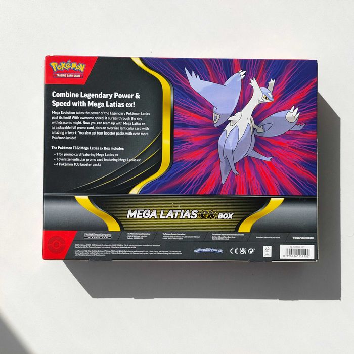 Set carti de joc Pokemon TCG, Mega Latias ex Box