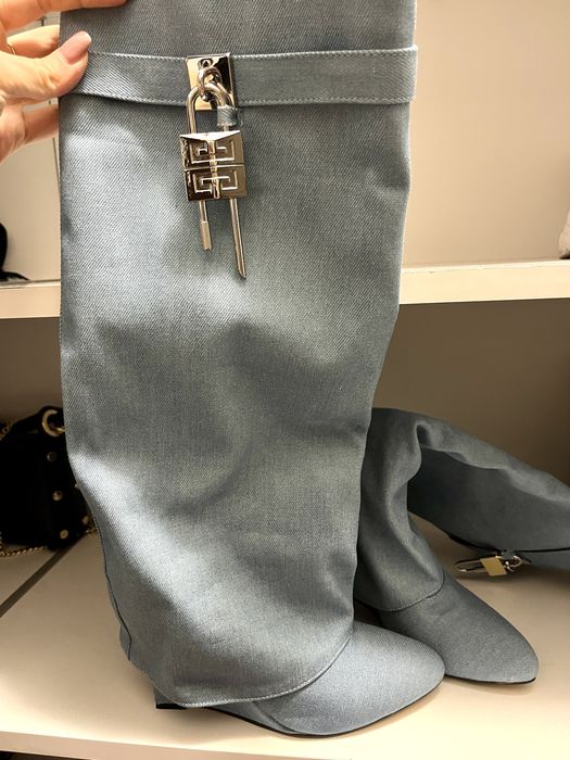 Дамски дънкови ботуши