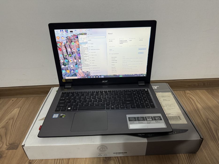 Laptop Gaming Acer Aspire V15, i7, 16GB, full HD