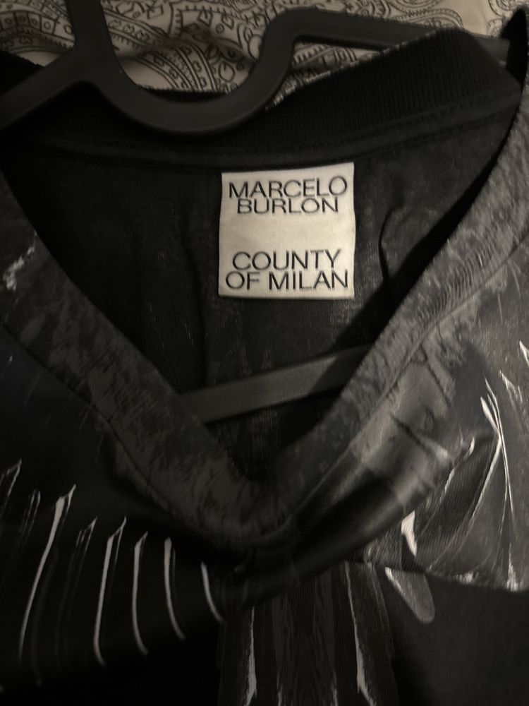 Tricou Marcelo Burlon autentic negru