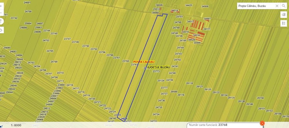 Teren extravilan de vanzare