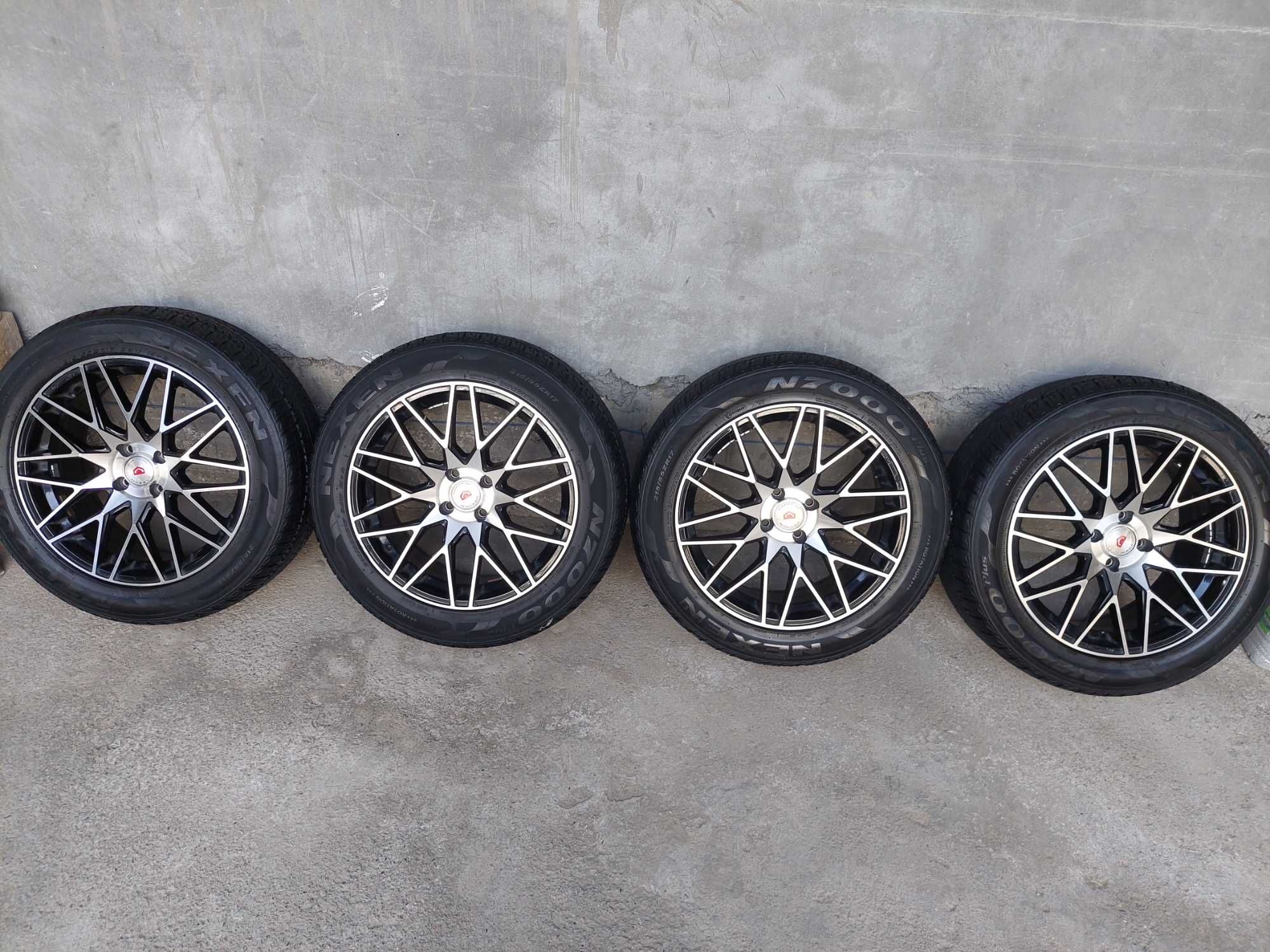 Продаётся 17 диски VOSSEN и баллоны NEXEN 7000 plus R17/215/55