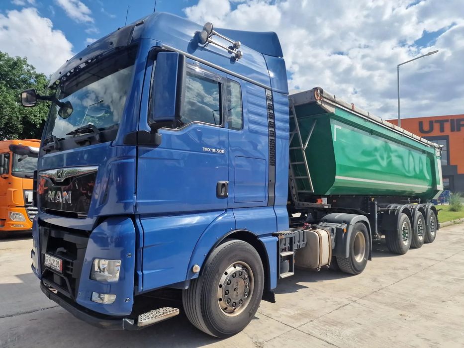 MAN TGX 18.500 4x2, 2019, 526.456km, Kit basculare-24900 Eur+Tva, AUTOMATA+INTARDER 6 trepte, cabina XLX lata, 2 paturi, goarne, FRIGIDER, Parasolar, Aeropachet, bara metalica fata, Anv balon fata, posibilitate leasing-PROMOTIE 24900 EUR+Tva