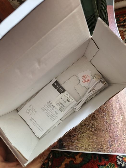 Model: hoco holati: yangi  karobkasi va ichidagi narsalari bilan bor