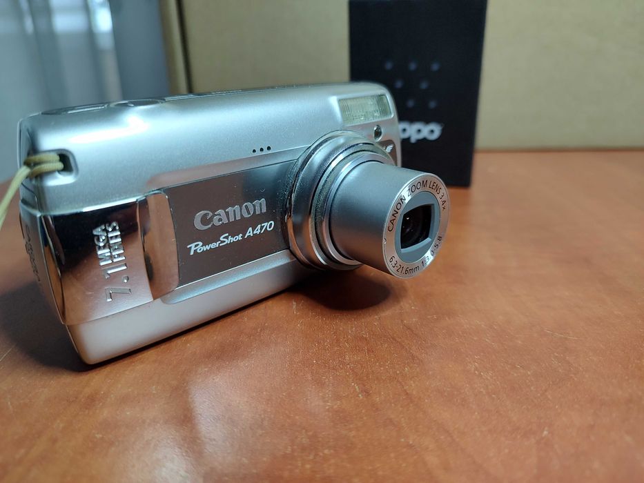 Aparat foto digital Canon PowerShot A470, 7.1MP, gri