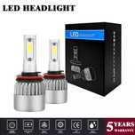 Set 2 LED-uri Auto H11/H8/H9 6500K 72w8000 lumeni 12V- 24V