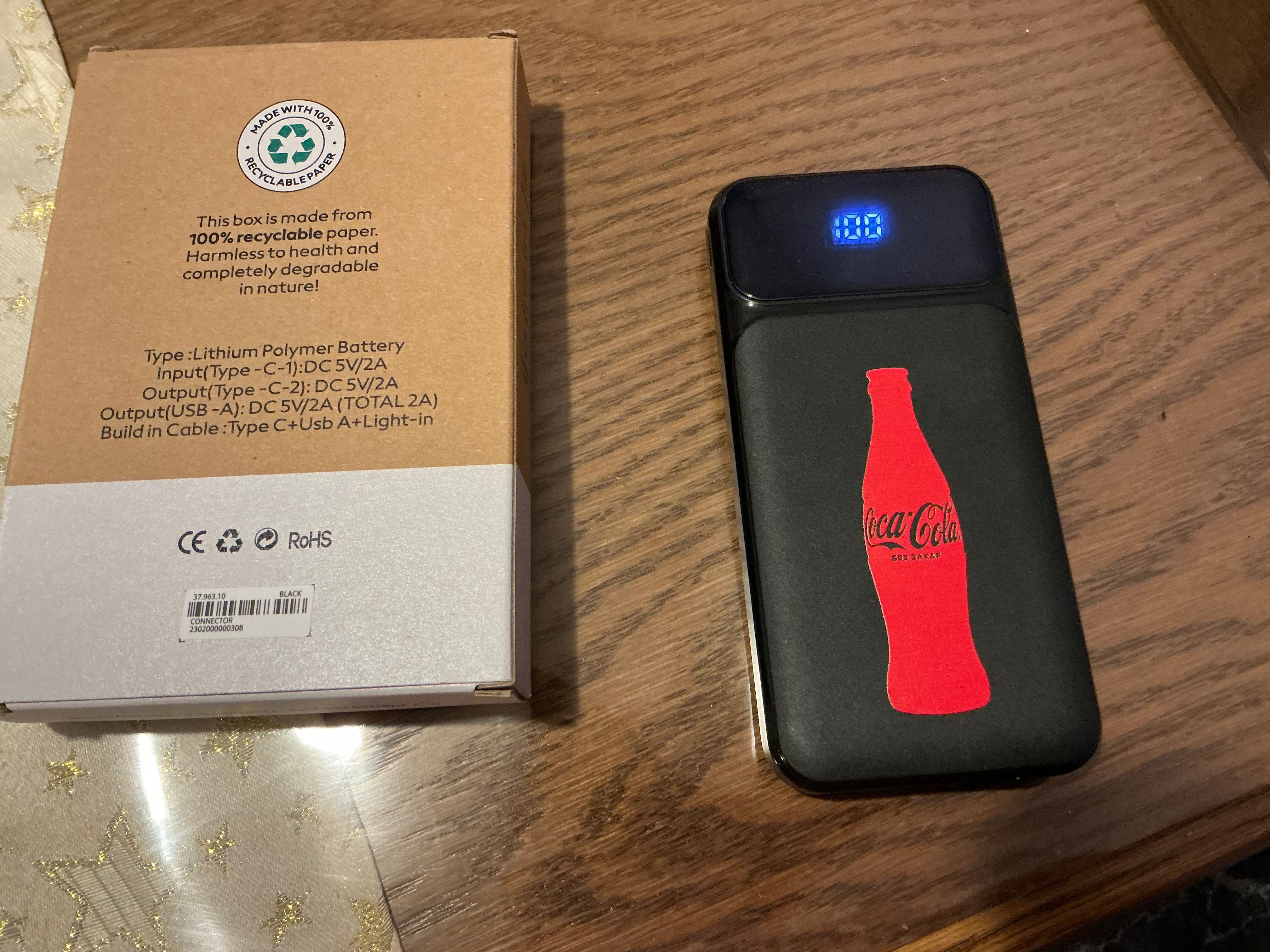 Външна Батерия 10 000mah реални!
