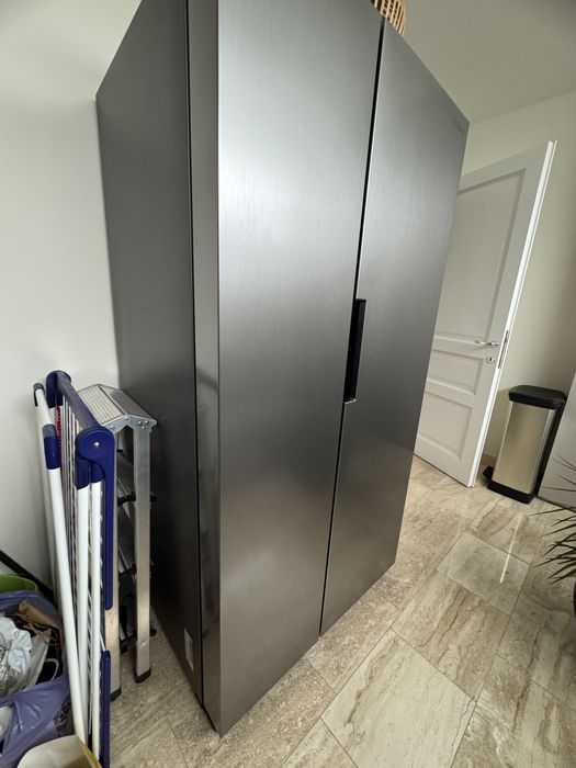 Vand  Combina frigorifica samsung no frost din inox, noua