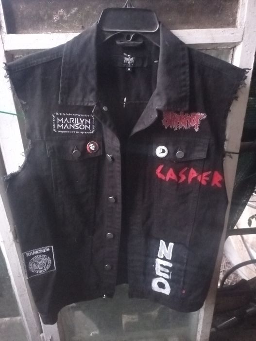 Jachetă rock alternativ ORIGINALA  Ramones ,Nirvana ,Caspers