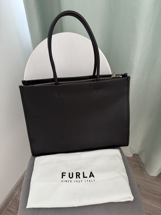 Geanta Furla shopper din piele Opportunity