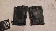 Manusi moto piele naturala SM fara degete, marimi M, L, XL Noi!!