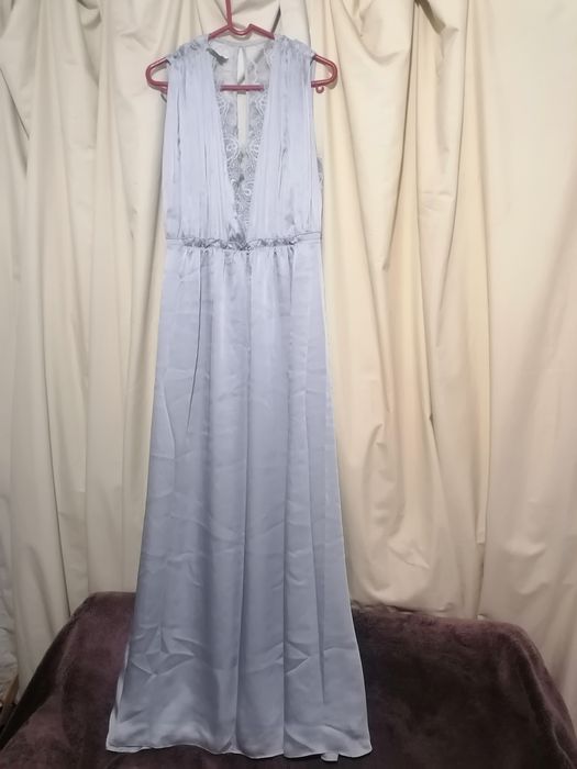 Rochie de seara argintie, mar. 40, noua cu eticheta