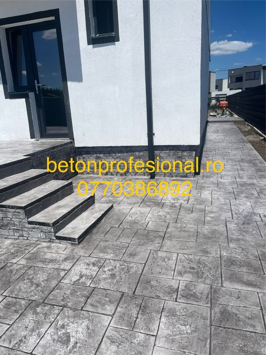 Beton amprentat.