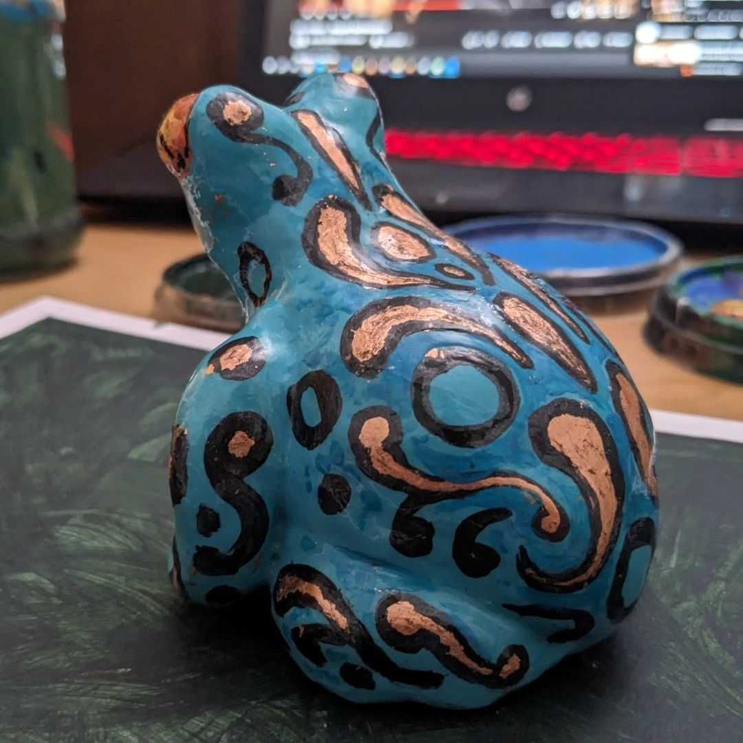 Broască ceramică