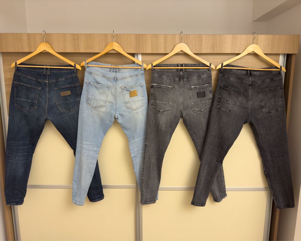 CA NOI - SET 4 Jeans Zara Skinny Fit Cropped - Blugi Barbati - EUR40