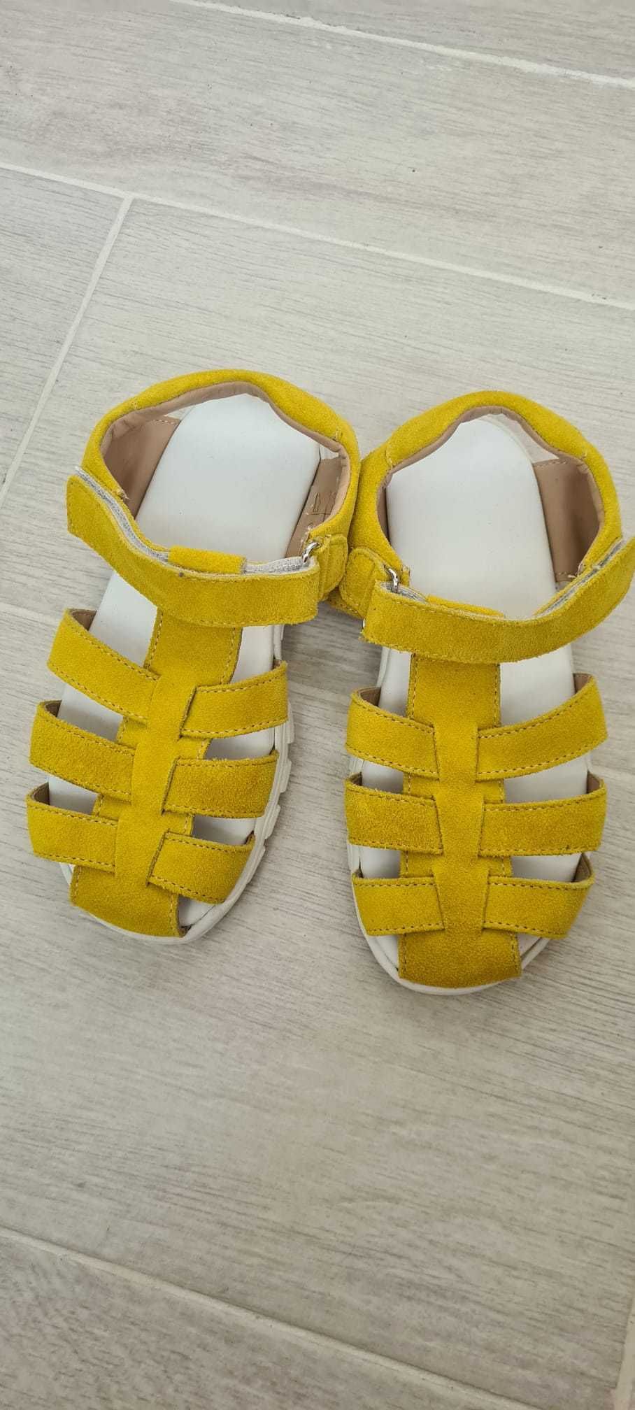 Sandale pentru copii, din piele interior-exterior, marimea 31, noi