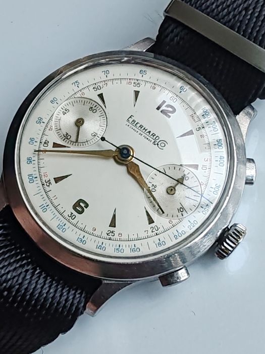 Ceas Eberhard&Co Chronograph Monopulsant Jumbo 40 mm Anii'40