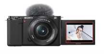 Aparat foto Mirrorless Sony Alpha ZV-E10, 4K,+ Obiectiv 16-50mm