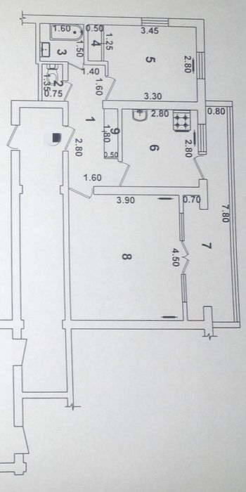 2+2/9/9 ул. Бабура, ориентир яккасарайское РОВД