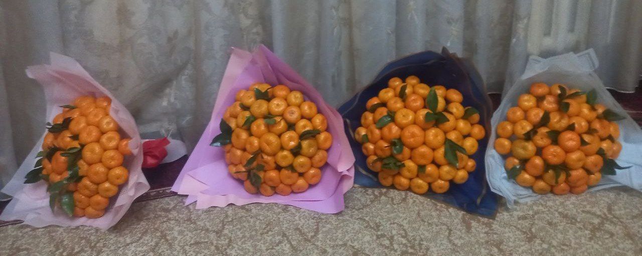 Mandarin buket korzina