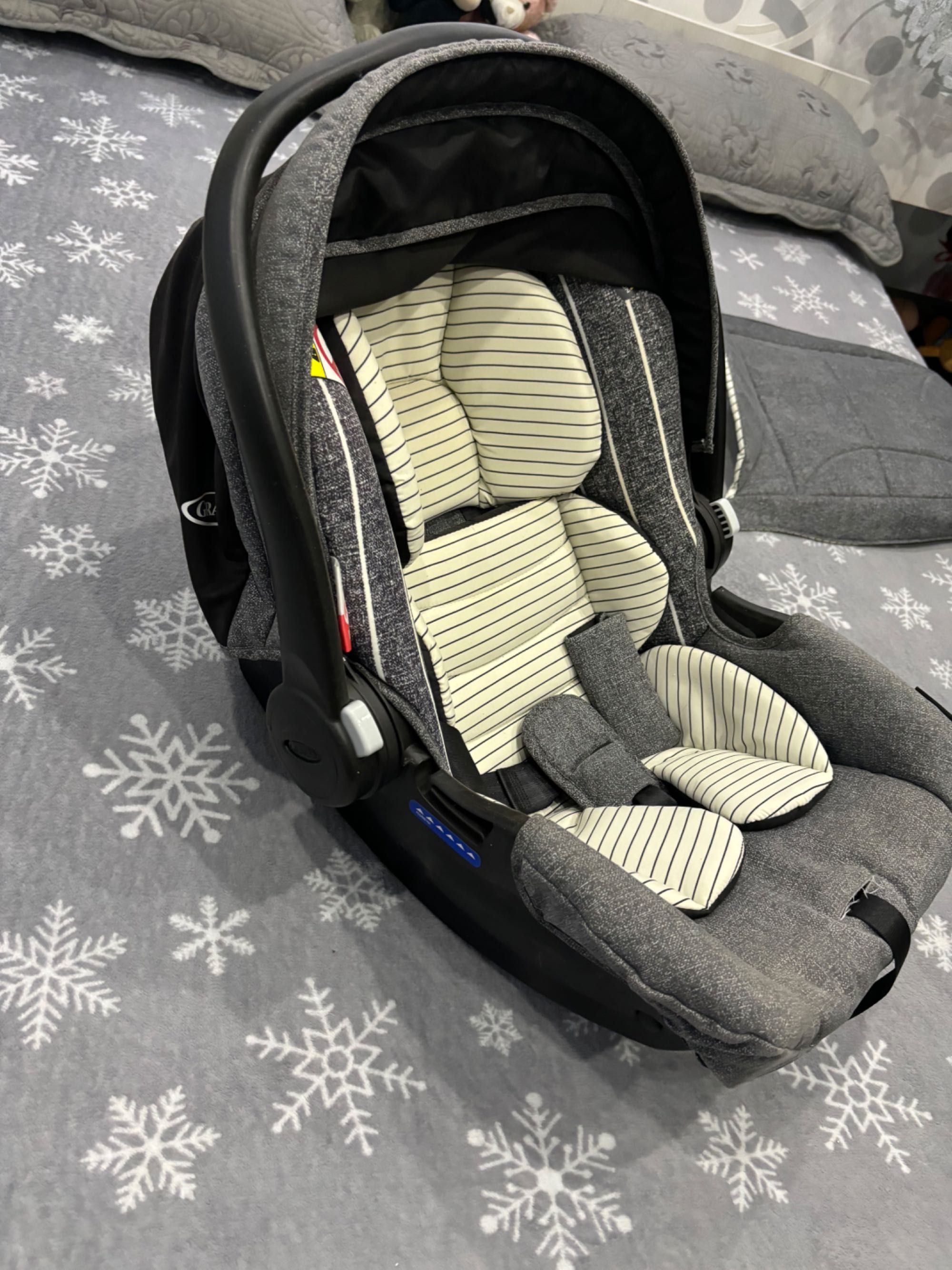 Детска комбинирана количка Graco Evo 3 в 1, сива