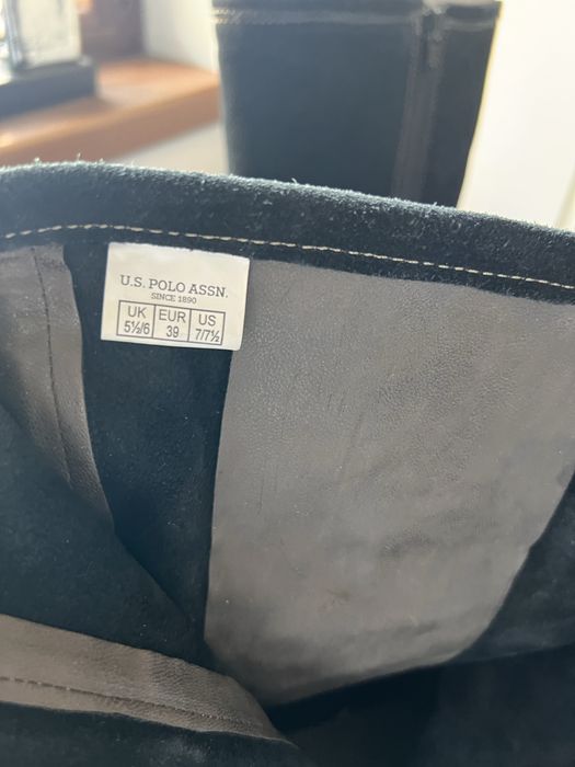 Cizme piele intoarsă Polo