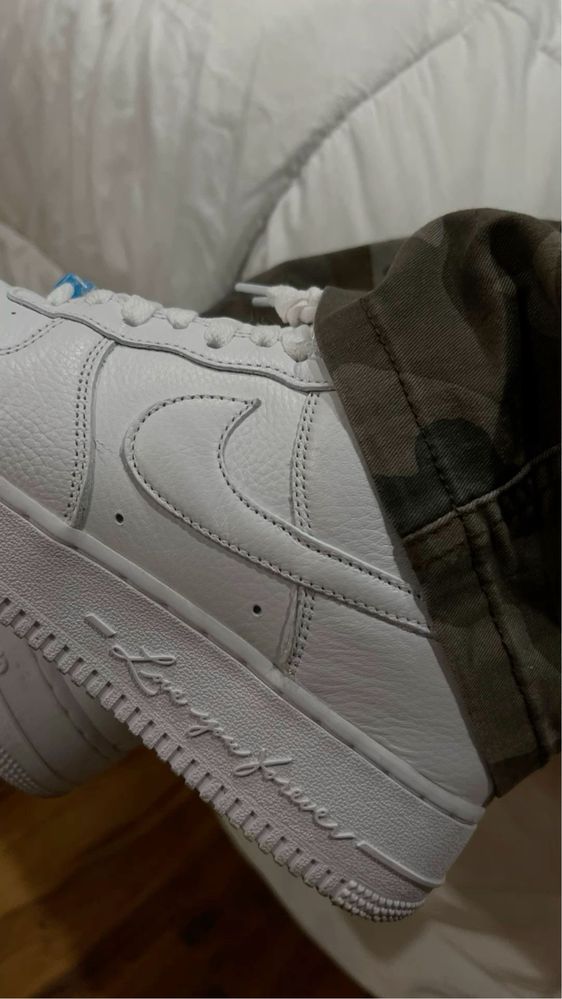 Кроссовки Nike air force 1 love you forever nocta drake