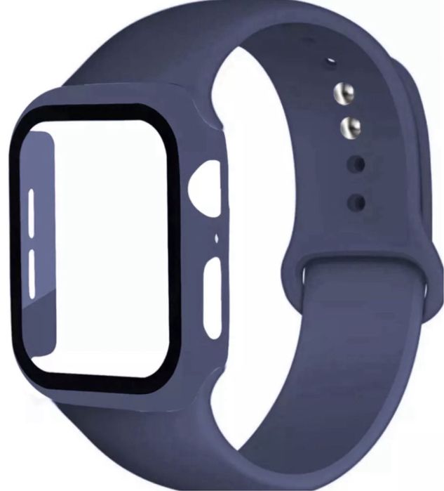 Curea Direct Husa Folie Metalic Magnetica Compatibila Ceas Apple Watch