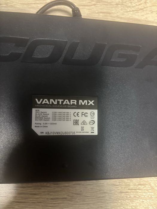 Механична Гейминг клавиатура Cougar Vantar MX