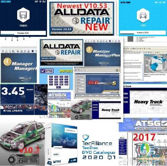 1 Терабайт диск с диагностики AllData, Aut0data, Autocom Delphi Haynes