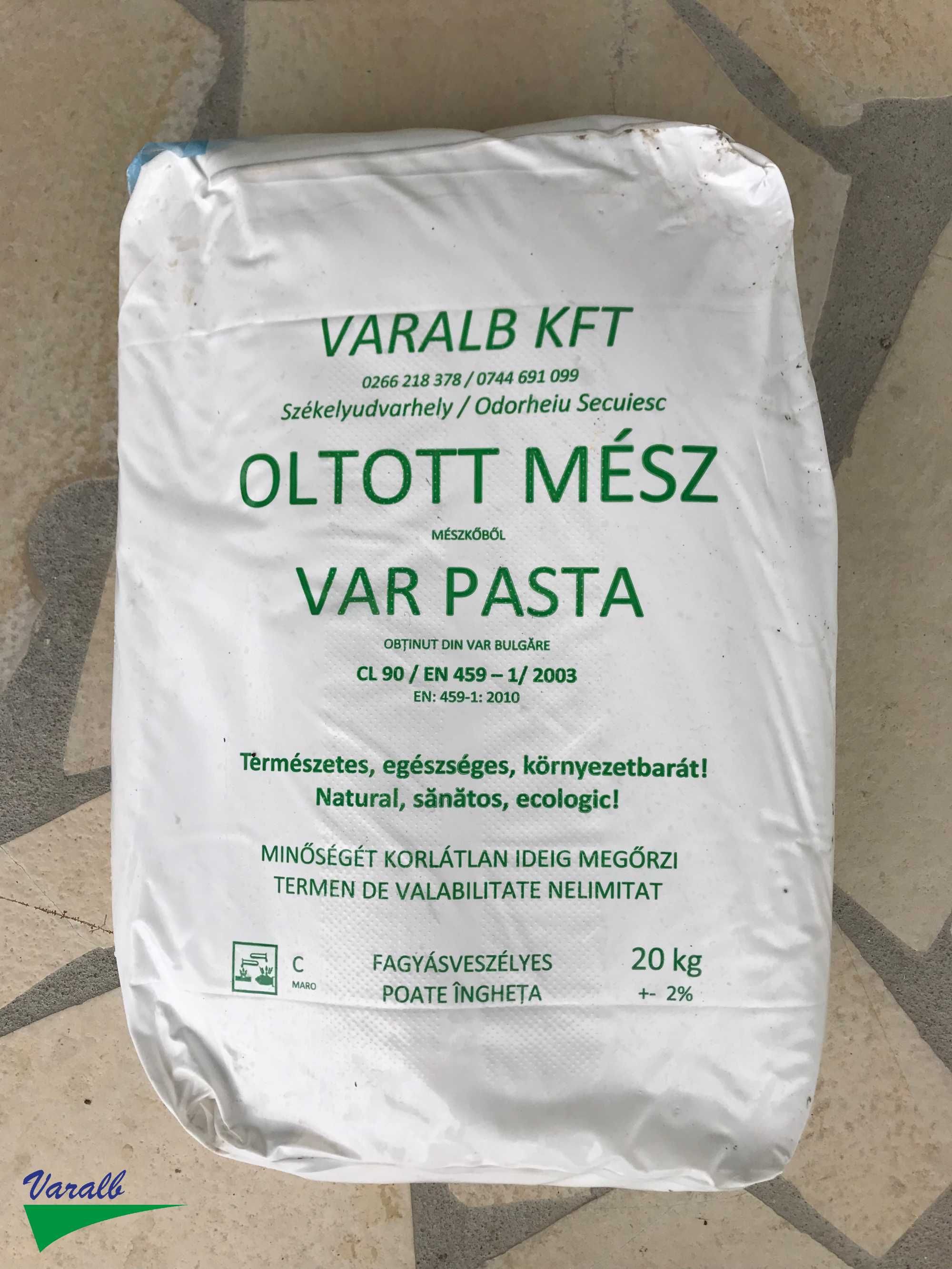 Var pasta  de calitate, cu vechimea de peste un an