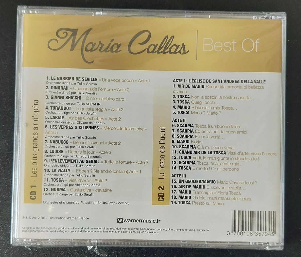 Maria Callas Best Of 2 cd-uri sigilat