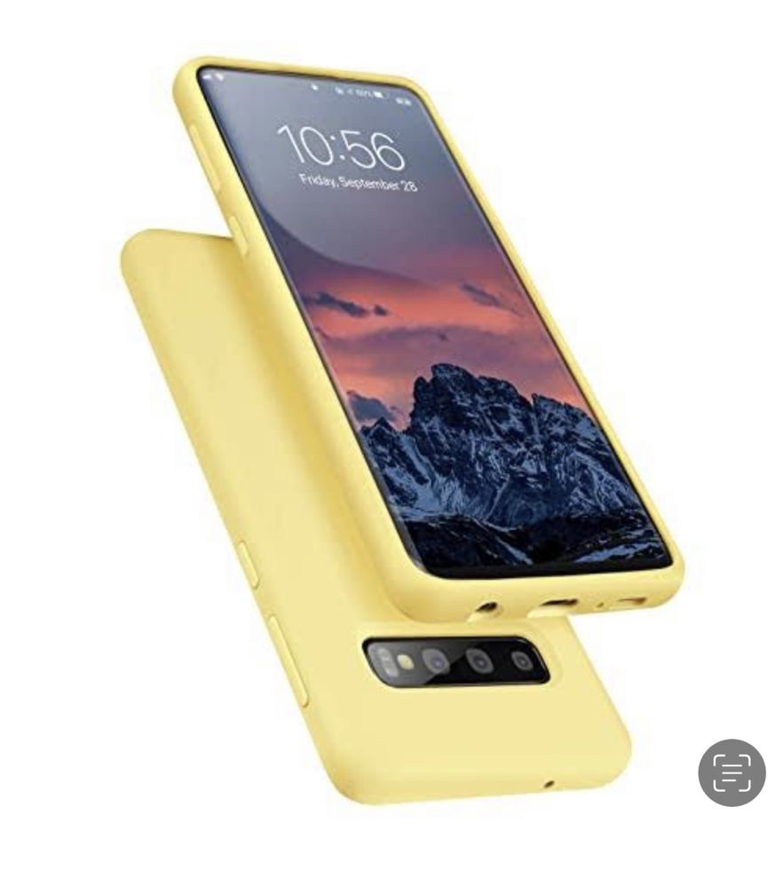 Samsung S10 S10 Plus Husa Lens Alcantara Case Silicon Catifea Interior