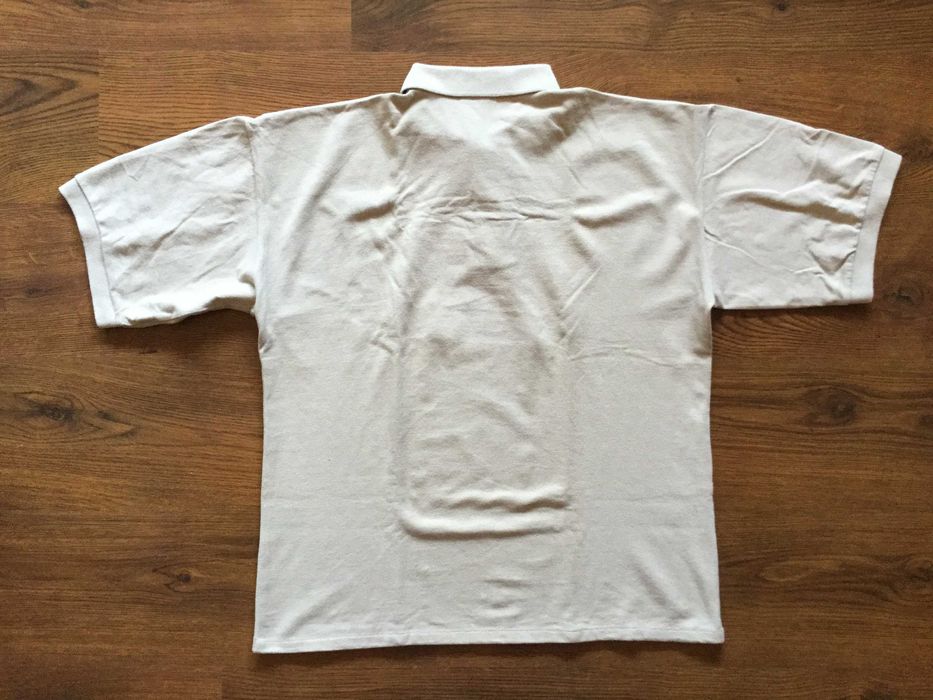 НОВА оригинална бежова поло тениска с яка ANVIL размер XL / XXL от САЩ