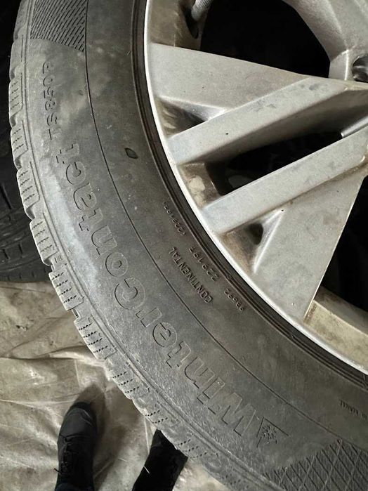 4бр. ал.джанти VW Ancona 8Jx17 ET41 + зимни гуми Continental 225 55 17