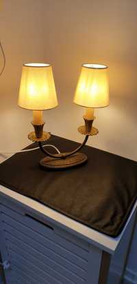 Lampa veioza vintage colectie bronz masiv Belgia 1950
