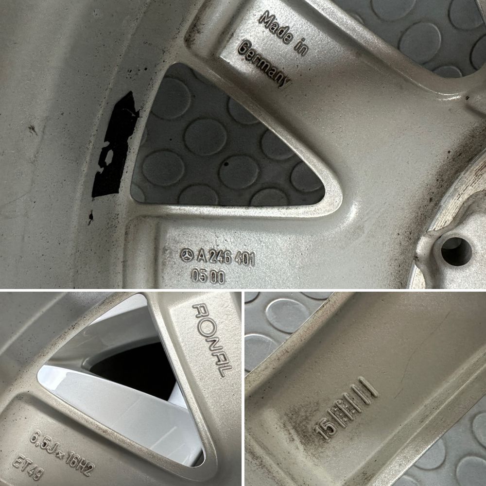 4бр. КАТО НОВИ 16” Ориг. Джанти 5х112 за *MERCEDES-BENZ* 6,5Jx16H,ET49