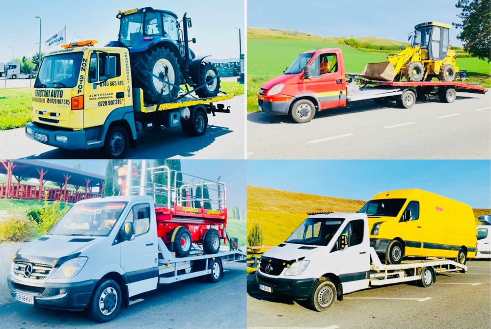 Platforma Auto/Platforma Mercedes/Iveco/Nissan Hidraulic Remorci/Slep