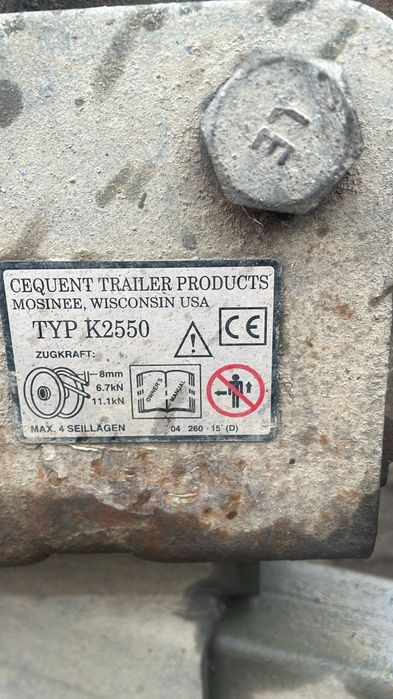 Platformă auto cu 2 axe