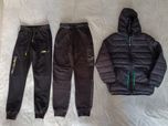 Черен спортен панталон,долнище и есенно яке Resreved, Primark 134-140