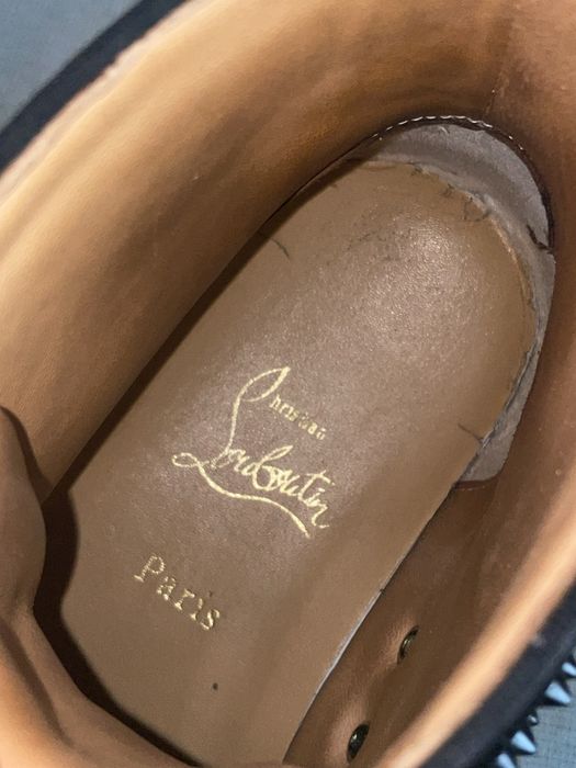 Louboutin negri cu tepi