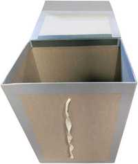 Короб архивный из картона с откидной крышкой