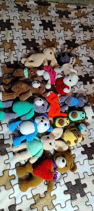 Вязанные игрушки ручной работы
