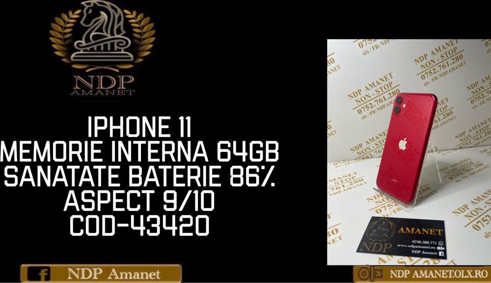 NDP Amanet Braila Iphone 11( 43420)