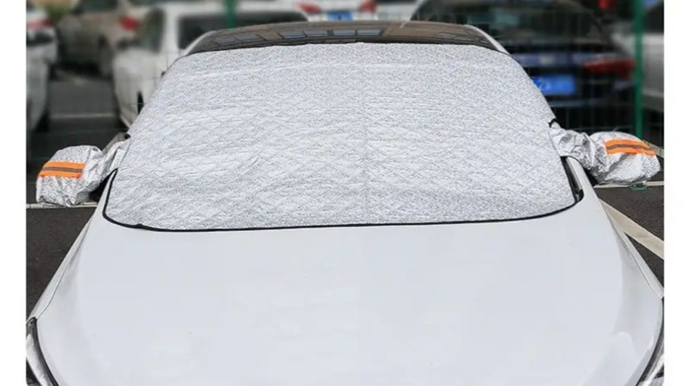 Prelata auto parbriz și oglinzi, Material Termic Grindina Gheata și UV