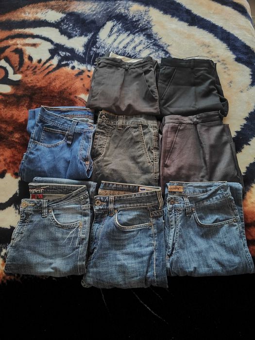 Мъжки дънки/панталони - М размер ,8бр. = 55лв.