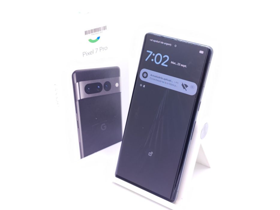 Google Pixel 7 Pro 128GB obsidian 12GB, Garantie 24 luni | #D86902