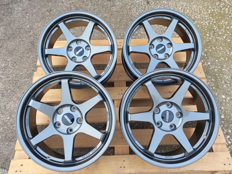 17 5х114.3 Rays T37 Gunmetal Volk Racing Forced Japan Bronz Matt 7.5j