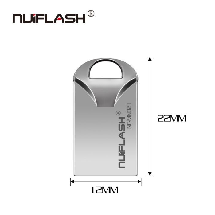 Мини флашка метална 32GB USB 2.0